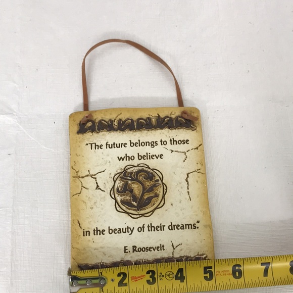 Porcelain Wall Art Sign with a statement from E. Roosevelt - Picture 5 of 6